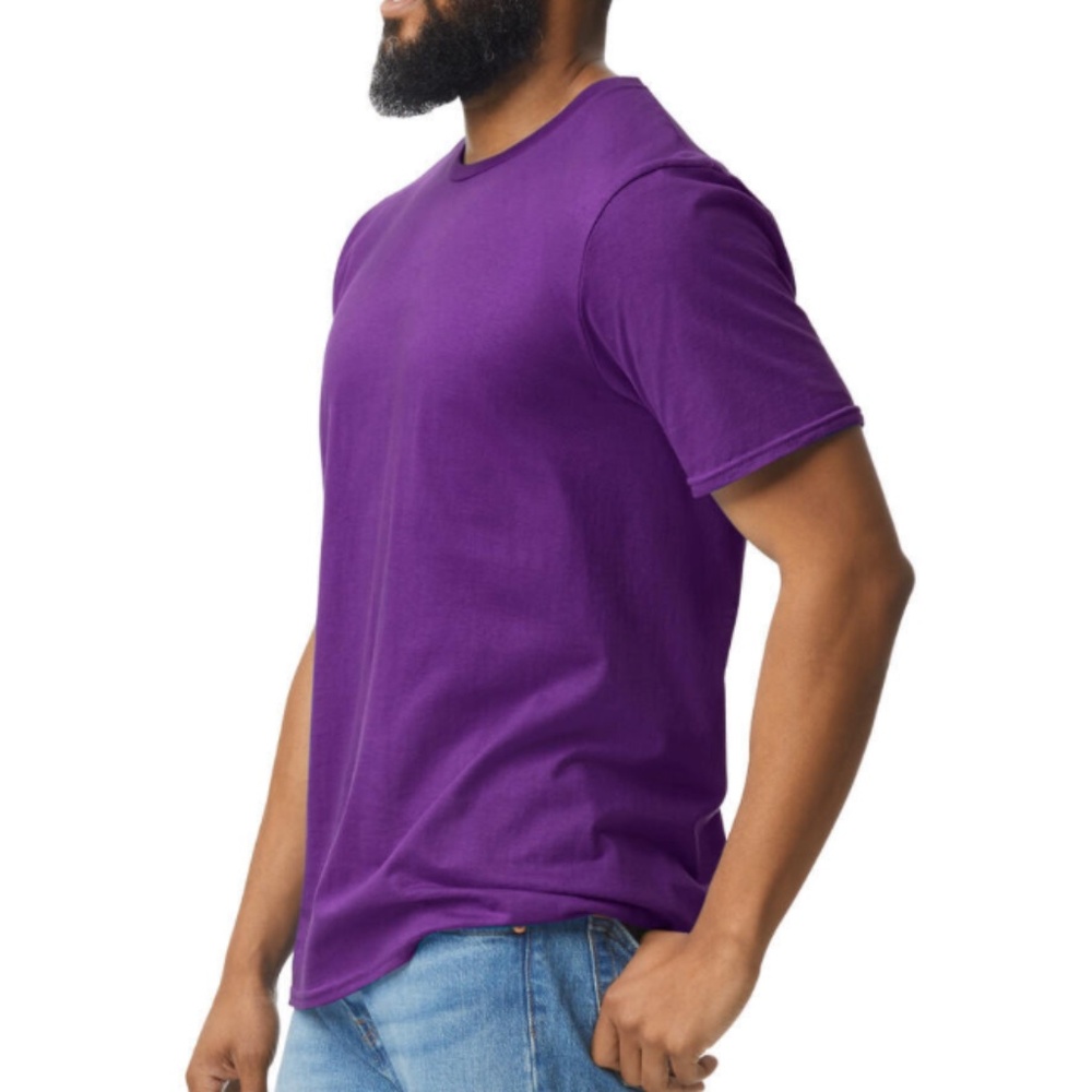Purple Gildan Softstyle Unisex T-Shirt NEW